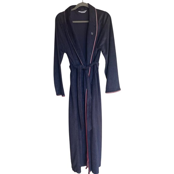 Christian Dior Homme Vintage Mens Robe One Size Gray Belted Pockets Casual - Picture 12 of 14